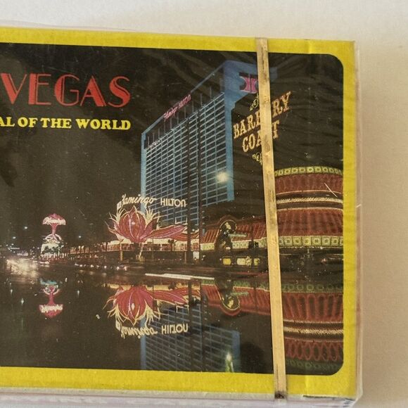 Las Vegas VTG Poker Size Playing Cards SEALED Deck Collectible Gambling Games - Picture 8 of 10